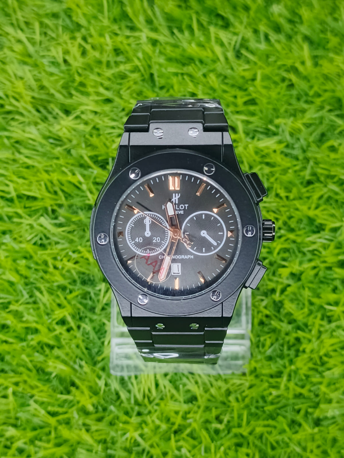 Hublot Black Luxury Watch – Black Dial