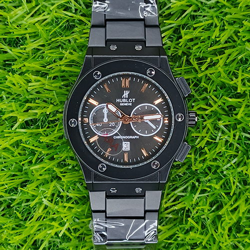 Hublot Black Luxury Watch – Black Dial